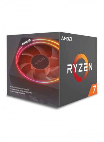Ryzen 7 2700X Processor With Wraith Prism LED Cooler Silver/Green