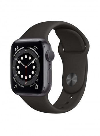 Watch Series 6-40 mm (GPS+Cellular) Space Gray Aluminium Case with Sport Band Black