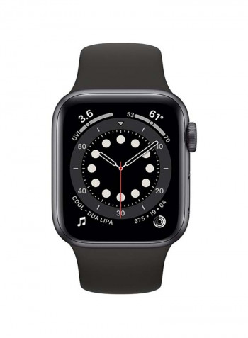 Watch Series 6-40 mm (GPS+Cellular) Space Gray Aluminium Case with Sport Band Black