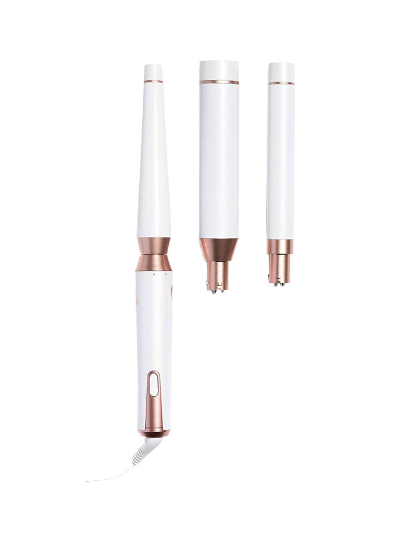 Whirl Trio Interchangeable Styling Wand White/Rose-Gold