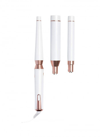 Whirl Trio Interchangeable Styling Wand White/Rose-Gold