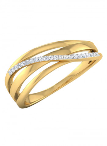 18K Gold Exquisite Design Mayves Diamond Ring