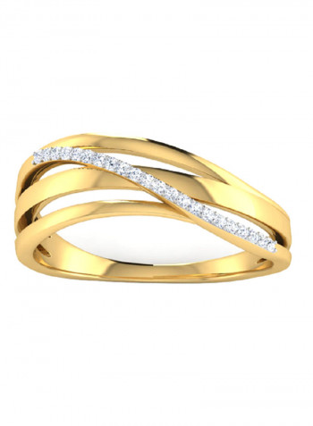 18K Gold Exquisite Design Mayves Diamond Ring