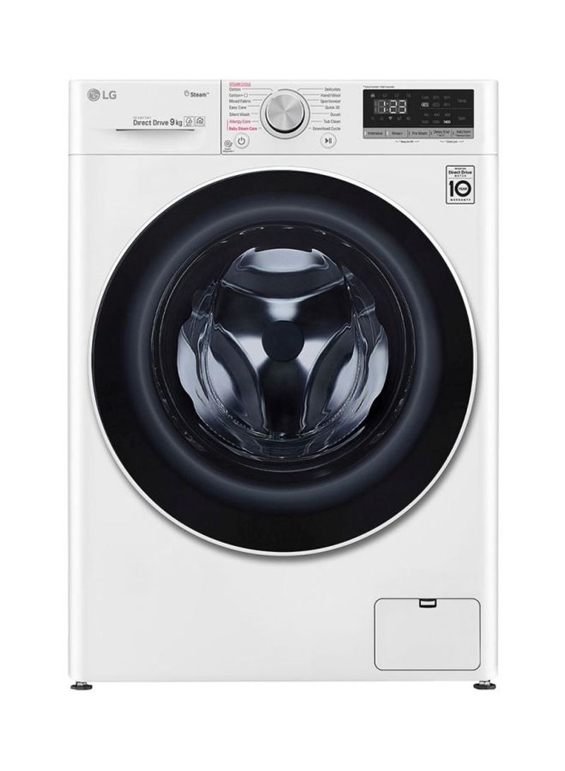 Front Load Washing Machine 9 KG 9 kg F4V5VYP0W White/Black