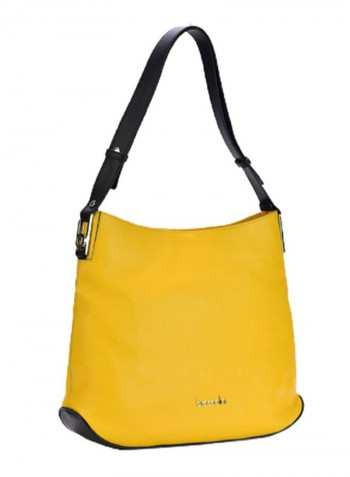 Hellen Mini Logo Detail Shoulder Bag Yellow/Black