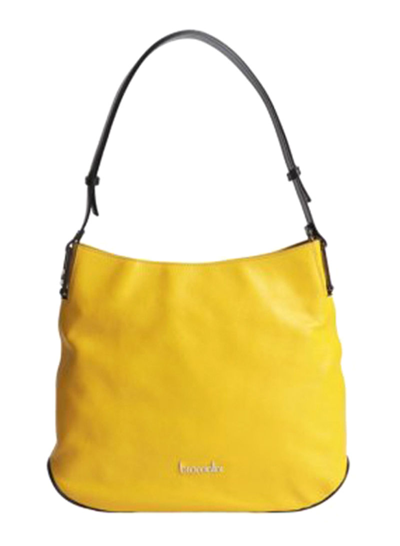 Hellen Mini Logo Detail Shopper Bag Yellow/Black