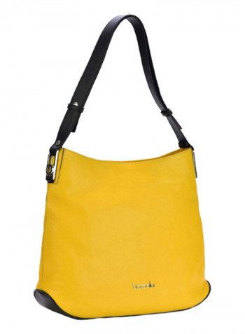 Hellen Mini Logo Detail Shopper Bag Yellow/Black