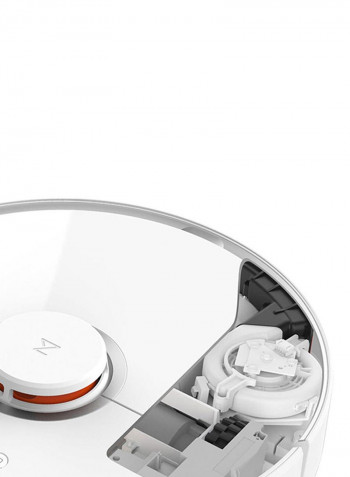 Automatic Sweeper Robot Dust Vacuum Cleaner White