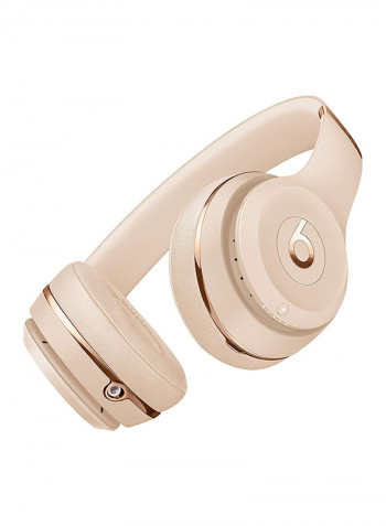 Solo3 Bluetooth On-Ear Headphones With Mic Satin Gold