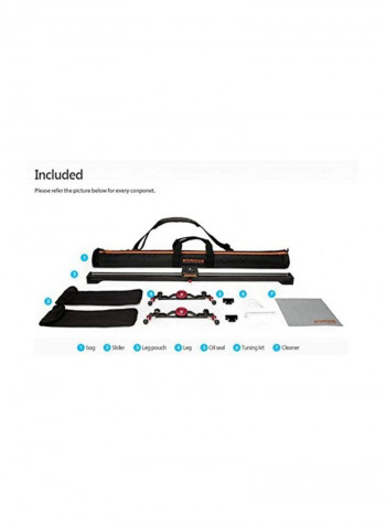 K2 Camera Slider 100centimeter Black