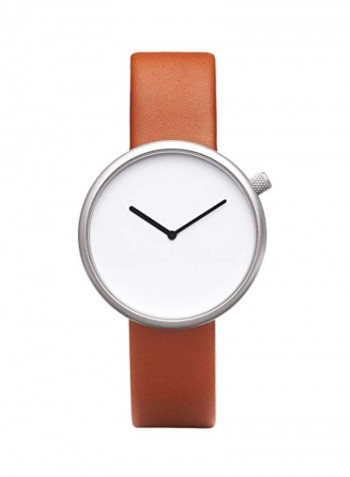 Men's Leather Analog Watch O03