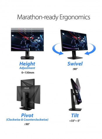 27-Inch Full HD Gaming Monitor Black