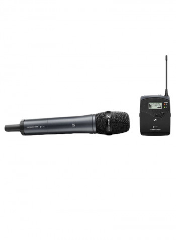 Camera Mount Wireless Cardioid Handheld Microphone System EW135P G4-A Black