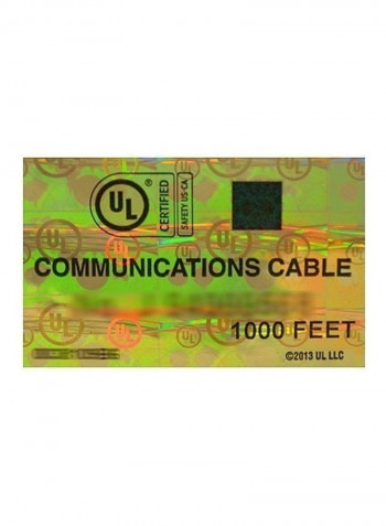 Fluke Tested Ethernet Wire 300meter White