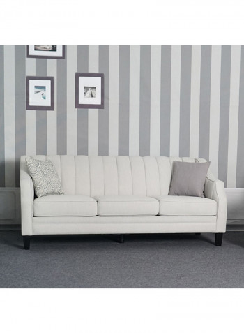 Freida Sofa With Two Cushions Grey