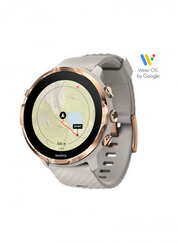 7 S GPS Sportswatch Sandstone/Rose Gold