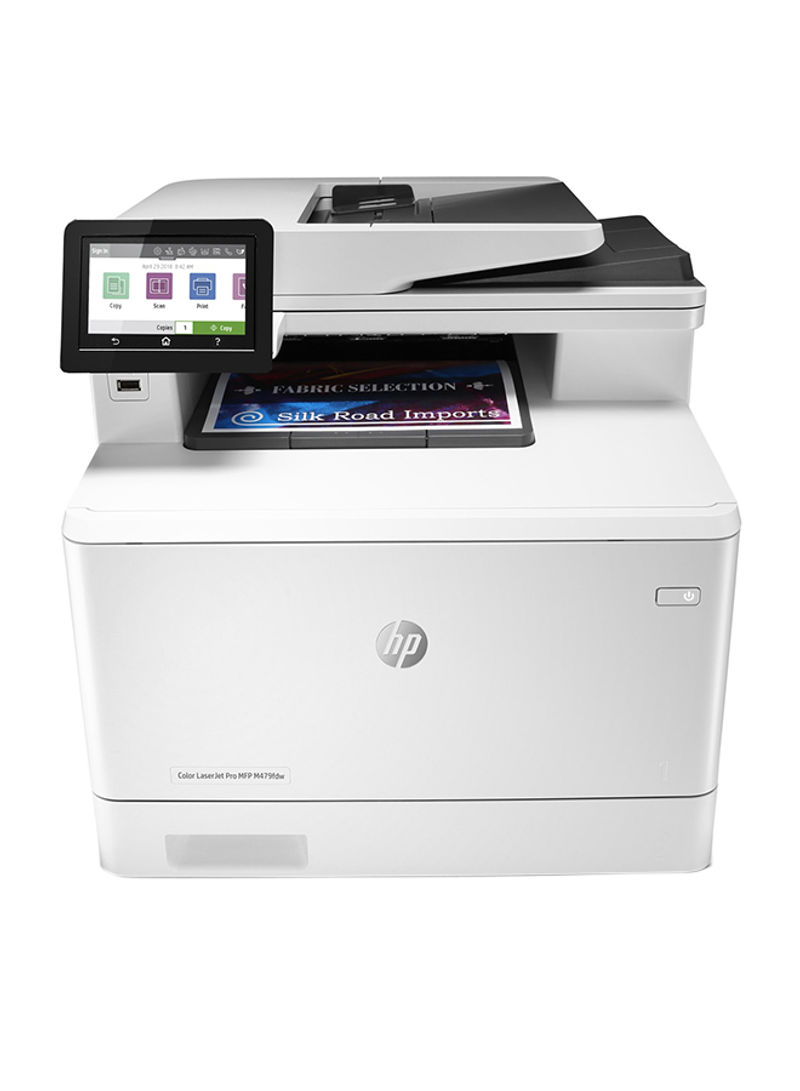 Color LaserJet Pro MFP M479fnw Multifunction Wireless Printer With Fax/Print/Copy/Scan/WiFi Function,W1A78A White
