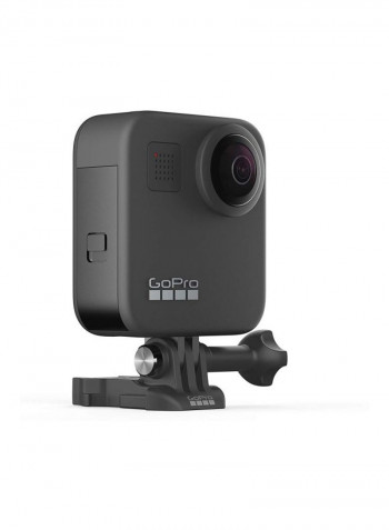 MAX - Waterproof 360 + Camera With Touch Screen Spherical 5.6K30 HD Video 16.6MP 360 Photos 1080p Live Streaming Stabilization
