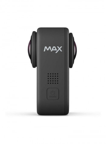 MAX - Waterproof 360 + Camera With Touch Screen Spherical 5.6K30 HD Video 16.6MP 360 Photos 1080p Live Streaming Stabilization