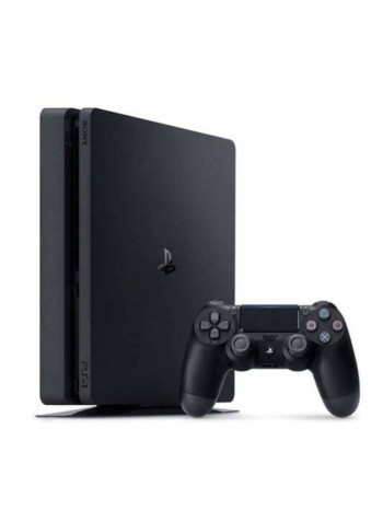PlayStation 4 Slim 500GB Console With 2 Dualshock Controllers And 3 Games (FIFA 20 + NFS Heat + WWE 2K20)