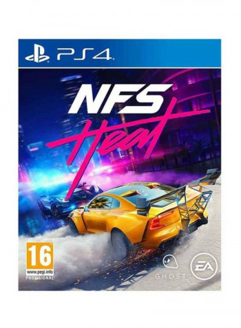 PlayStation 4 Slim 500GB Console With 2 Dualshock Controllers And 3 Games (FIFA 20 + NFS Heat + WWE 2K20)
