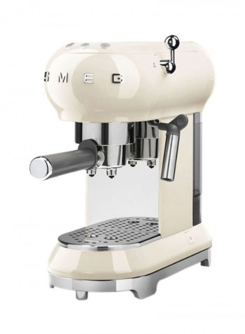 50's Retro Style Aesthetic Espresso Coffee Machine 1350W 1350 W ECF01CRUK Beige/Grey