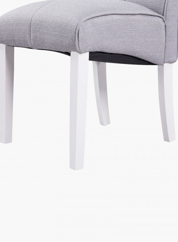 7-Piece Cementino Dining Table Set Grey/White