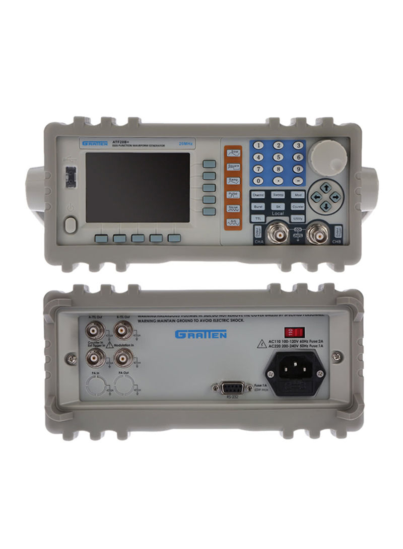 Double Channel DDS Function Signal Generator Grey 40centimeter