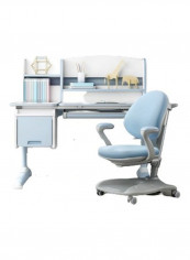 Kid Table With Large Space Drawer And Chair Set Blue 95 X 130 X 66cm