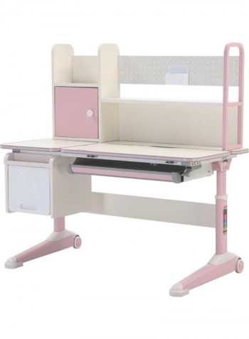 Kid Table With Large Space Drawer And Chair Set Pink 106 X 64 X 130cm