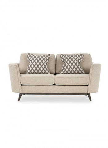 Flint 2-Seater Sofa Beige 187 x 92 x 90cm