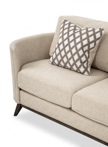 Flint 2-Seater Sofa Beige 187 x 92 x 90cm