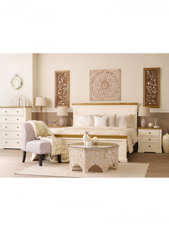 Georgia Queen Bed Multicolour 150x200cm