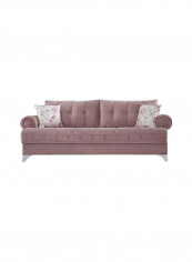Melis 3-Seater Sofa With Storage Pink reviews Melis 3-Seater Sofa With Storage Pink