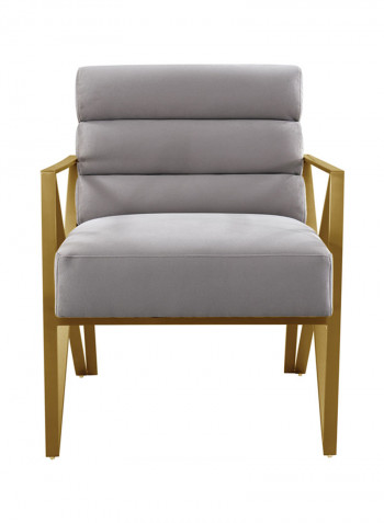 Erica 1-Seater Sofa Grey/Gold