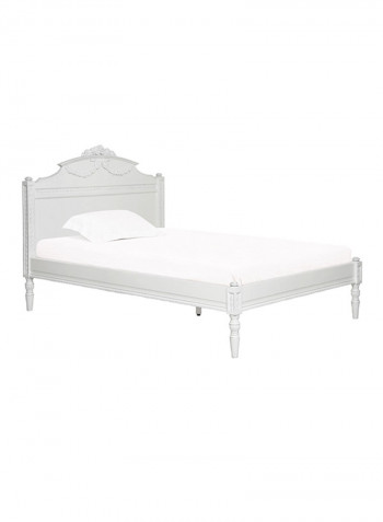 Rose Single Bed White 120 x 200cm