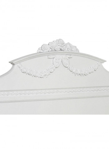 Rose Single Bed White 120 x 200cm