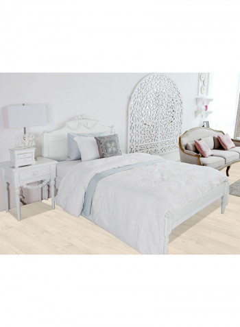 Rose Single Bed White 120 x 200cm
