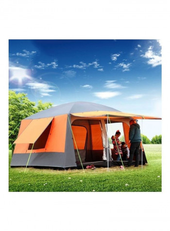 Outdoor Multi-Person Double-Layer Camping Rainproof Tent 4.2 x 3 x 2.3متر