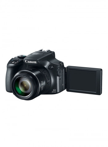 PowerShot SX60 HS DSLR Camera With ZOOM LENS 65X IS 3.8-247.0mm 1:34-6.5 USM 16MP FULL HD  LCD Touchscreen, Built-In Wi-Fi, Bluetooth And NFC Black