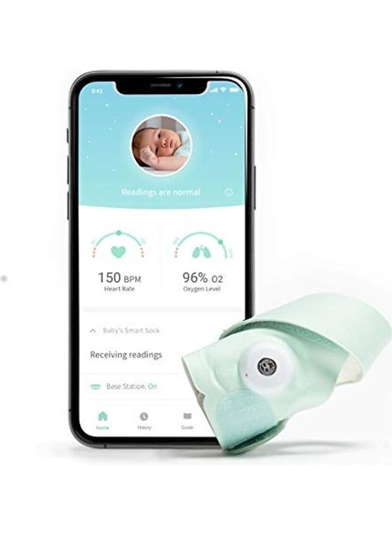 Baby Smart Sock Monitor with Oxygen and Heart Rate