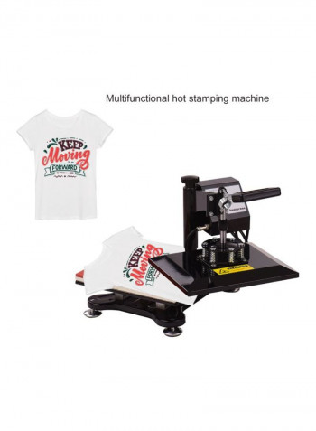 Heat Press Machine Black/Brown