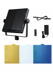 7-Piece Dimmable LED Video Photography Light Set Black/Blue/White