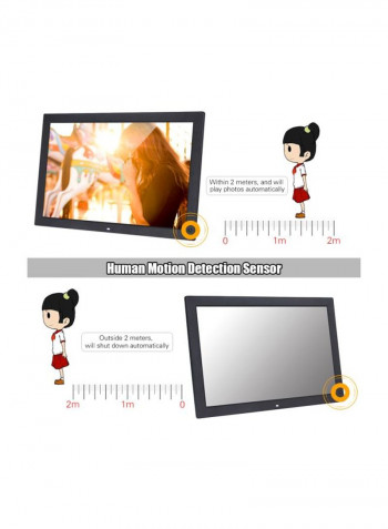 LED Digital Photo Frame 18.5inch Black
