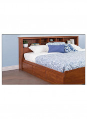 Book Case Classic Frame Bed Cherry 180 x 200centimeter