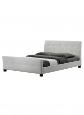 Platform Bed Without Mattress White 200 x 200centimeter