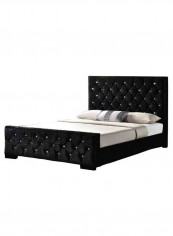 Arya Bed Frame Without Mattress Black 160 x 200centimeter