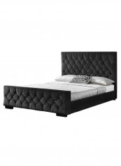 Arya Bed Frame Without Mattress Charcoal Grey 160 x 200centimeter