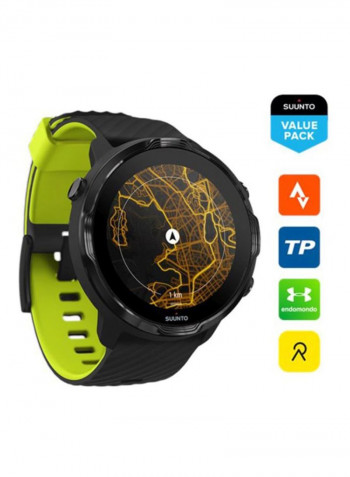 7 Smartwatch Sportswatch Black Lime