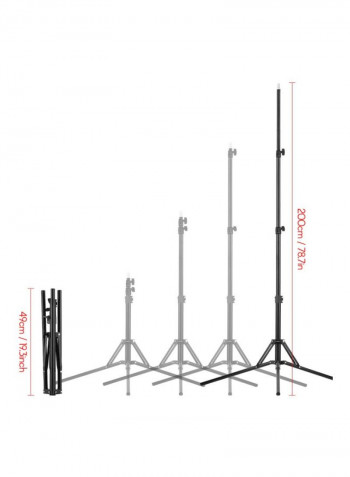 Portable Studio Photography And Video Shooting Light Panel Kit 23.2x19.8centimeter Black/Silver/Gold